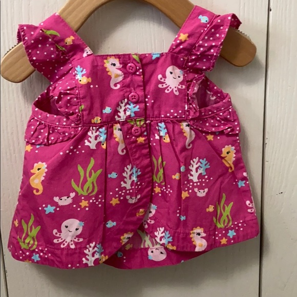 Gymboree Baby Seahorse Newborn Sundress/Tunic - Picture 4 of 5